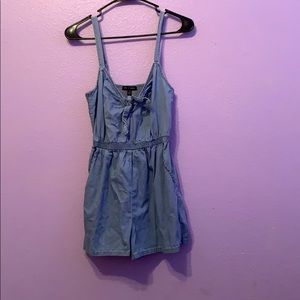 Denim Romper